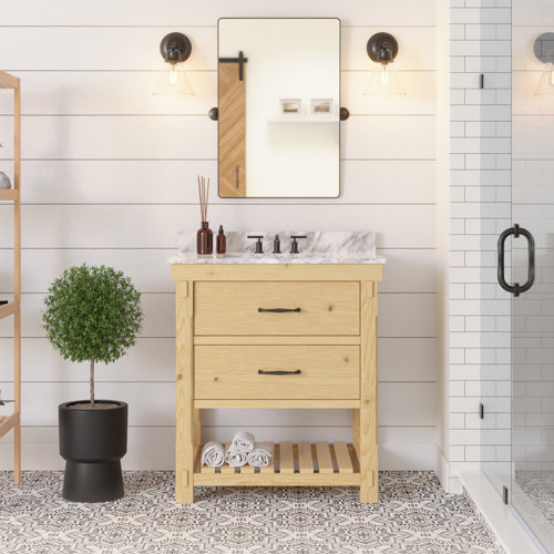 Farmhouse & Rustic 30 inches Bathroom Vanities | Up To 60% Off | Birch Lane